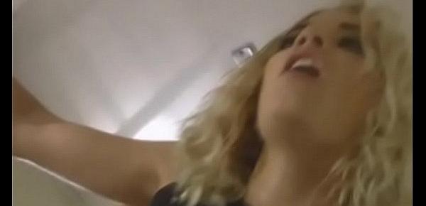  Young blonde slut Cameron Cain gets her clit licked then twat drilled by hard dick at the bus